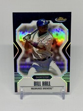 2007 Topps Finest Black Refractor /99 Bill Hall #85