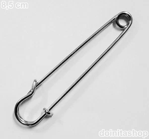  1x Kiltnadel Sicherheitsnadel  8,5 cm cm Tuchnadel Schmucknadeln  - Bild 1 von 2