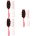 3 Sets Metal Hair Comb Hair Brush Hairdressing Hair Brush Detangling