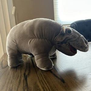 Folkmanis Puppe Furz Bert Nilpferd Plüsch NCIS 18 Zoll OHNE TON OHNE KRAGEN - Bild 1 von 12