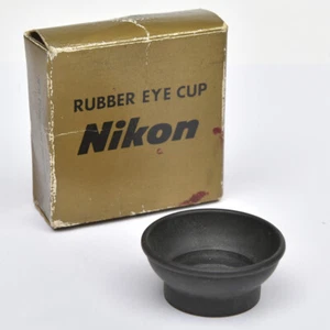 NIKON COPRI OCULARE ORIGINALE RUBBER EYE CUP CON CONFEZIONE ORIGINALE! - Imagen 1 de 3