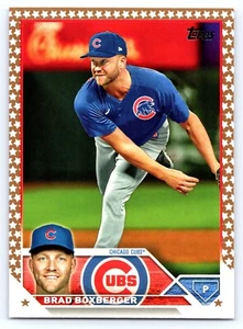 #590 Brad Boxberger - Chicago Cubs 2023 Topps Gold Star Parallel Box 1 - Picture 1 of 2