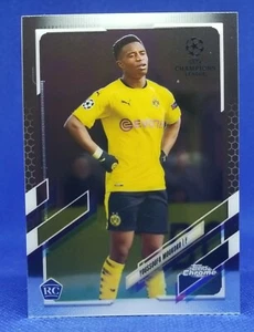 Youssoufa Moukoko 2020-21 Topps Chrome UEFA Champions League - Base RC #55 - Picture 1 of 5