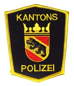 KANTONS CANTONS SWITZERLAND Sheriff Police Patch ROYALTY LION CROWN  - Picture 1 of 1