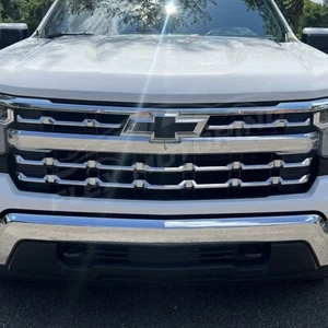 Chrome Grille Grill Overlay Trim 4PC FOR 2022-2025 Chevy Silverado 1500 LT / RST - Picture 1 of 10