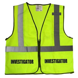 Investigator safety vest, High Visibility vest - Picture 1 of 2