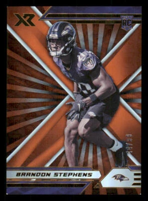 2021 Panini XR Orange #170 Brandon Stephens /99 - Image 1 of 2