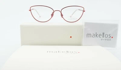 MAKELLOS Potsdam Glasses Frame ME1046 C2 Neukölln Beta Titanium Wine Clear Japan - Image 1 of 4