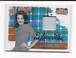 2008 Donruss Americana Lee Meriwether AUTO Signed SWATCH SP /50 Catwoman Batman - Picture 1 of 1