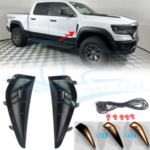 For Ram 1500 TRX 2021-2024 LED DRL Fender Running Light W/ Turn Signal Lamp p - Imagen 1 de 12