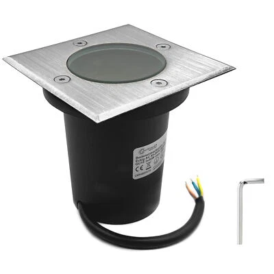 Bodeneinbauleuchte Bodeneinbaustrahler GU10 Bodenleuchte Außenbeleuchtung Spot - Bild 1 von 4