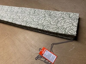 SALE*****Spengler Akazie Artischocke handgenäht Raffrollo Blatt Design - Bild 1 von 8