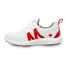 FootJoy Leisure Slip On Women's Golf Shoe - Limited Edition Canada, White/Red