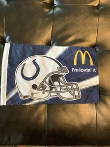 Indianapolis Colts McDonald’s Garden Flag 11” X17” - Picture 1 of 5