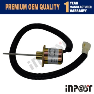 New Shut Off Stop Solenoid 17490-60010 SA-4310-12 12V For Kubota Engine - Bild 1 von 3