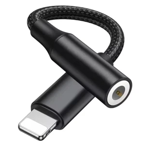 For iPhone to 3.5mm Headphone Jack Audio Adapter Music Aux Cable iPhone 14 13 12 - Picture 1 of 3