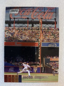 2020 Topps Stadium Club Chrome MLB BASEBALL CARD Jacob deGrom #118 New York Mets