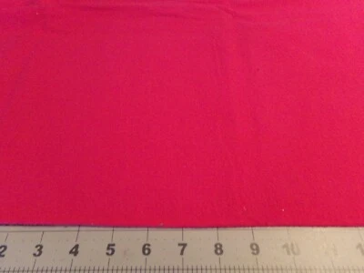 35" X 40"  VINTAGE  FLANNEL MAGENTA (ROSE)  FLANNEL NEW /COTTON #72 - Image 1 of 2