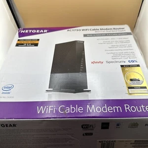 AC1750 WIFI CABLE MODEM ROUTER 802.11C DUAL BAND GIGABIT - Picture 1 of 14