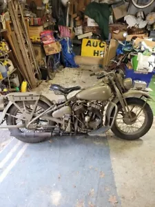 1942 Harley-Davidson WWII Flat Head 45 cu.in. WLA - Picture 1 of 13