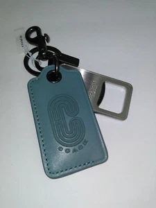 COACH C4244 BOTTLE OPENER MARINE KEY FOB COACH PATCH NEW NWT - Picture 1 of 2