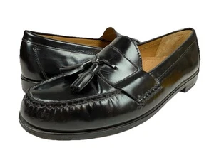 Cole Haan Pinch Quaste Halbschuhe schwarz Leder Slipper elegante Schuhe HERREN 10,5E Weite - Bild 1 von 9