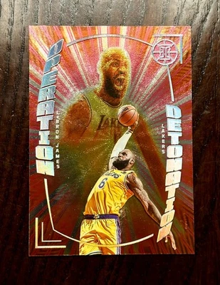 2021-22 Panini Illusions - #17 Lebron James, Lakers - ¡Operación Detonation Pink! Foto 1 de 2