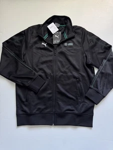 Puma Mercedes AMG Petronas MT7 Men's Sports Jacket Casual Black 53845701 - Picture 1 of 3