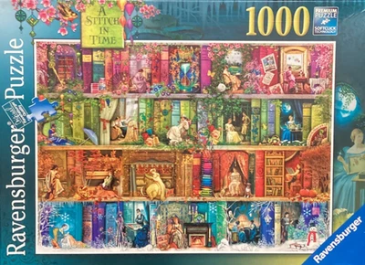 Ravensburger 1000 pc A Stitch in Time by Aimee Stewart 2017 jigsaw puzzle Rare - Image 1 of 2