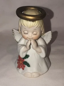 Vintage George Good Figurine Bell Ceramic Both Eyes Closed - Picture 1 of 4