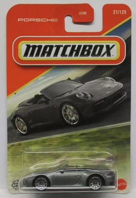 2025 MATCHBOX * K CASE * PORSCHE 911 CARRERA CABRIOLET SILVER 27/125 — 第 1/2 张图片