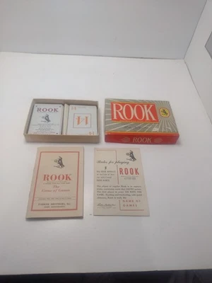 ROOK card game vintage 1955 Complete original with all Instructions books Rare  - Image 1 of 4