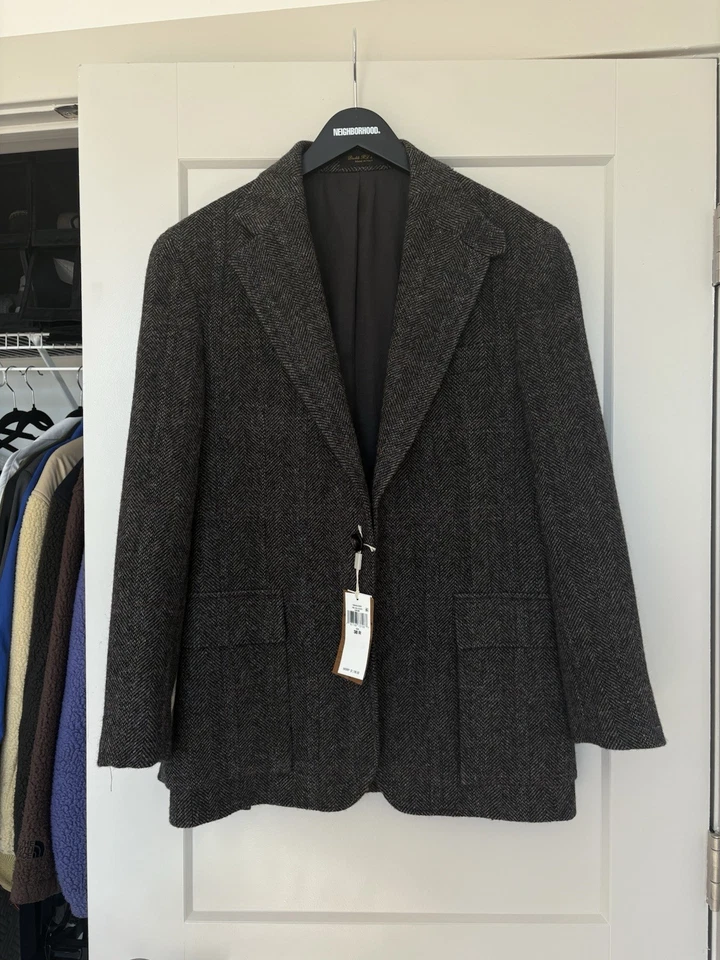 Chaqueta Traje Ralph Lauren RRL Lana Espiga 38R $1,190 Foto 1 de 4