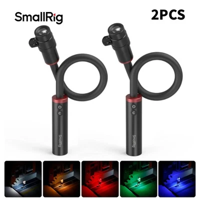 Luz LED macro fotografía SmallRig 2 piezas RM 03 5 colores CRI 95 TLCI 92 5480 Foto 1 de 4