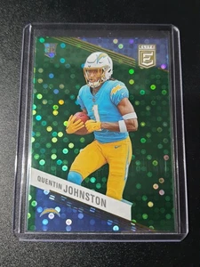 Quentin Johnston - Donruss Elite Football 2023 - Chargers - Green Disco - RC - Bild 1 von 2