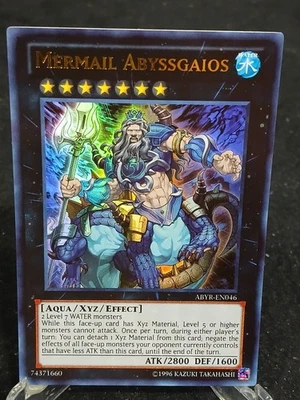 Yu-Gi-Oh! Mermail Abyssgaios ABYR-EN046 UR MP - Image 1 of 2