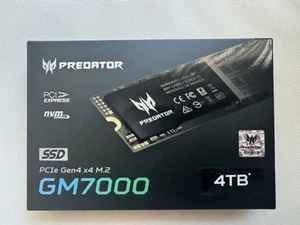 New Acer Predator GM7000 4TB NVMe Gen4 Gaming SSD, M.2 2280, Up to 7400MB/s - Photo 1/2