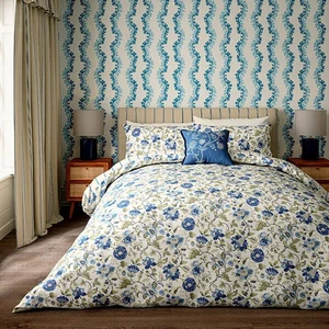 Sanderson Options Amanpuri Cover Set Blue - Picture 1 of 12
