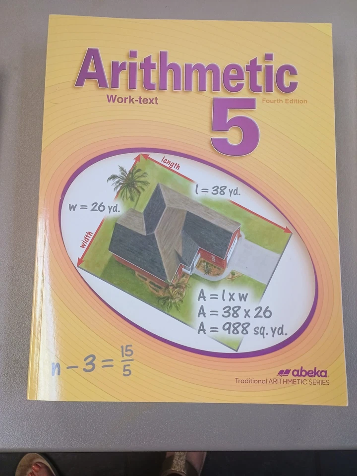 Arithmetic 5 Work Text by ABEKA - 4th Edition - Image 1 of 1