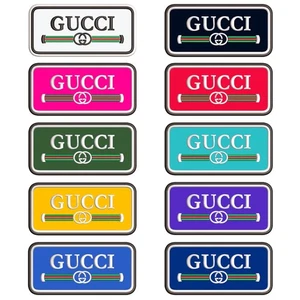 Vintage Embroidered Gucci Patches Iron-On Sew-On Applique Crafts for Clothes - Picture 1 of 32