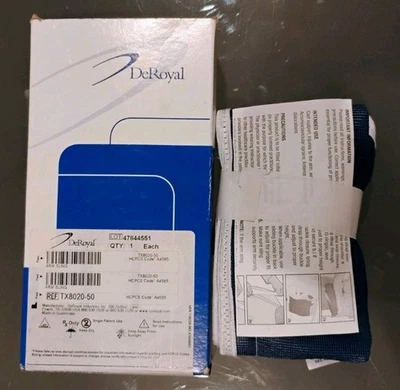 DeRoyal Arm Sling Shoulder Immobilizer Medical Grade Adjustable Support NEW - Image 1 of 4