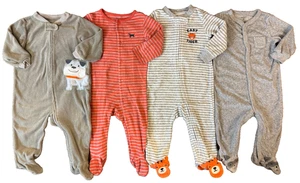 Carters Baby Junge 9 Monate Schläfer Strampler Pyjamas Outfits Paket 1 Stück Hund Tiger - Bild 1 von 16
