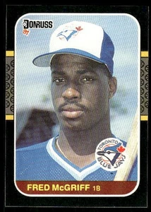 1987 Donruss Fred McGriff #621 Toronto Blue Jays - Picture 1 of 2