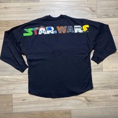 Camiseta Disney Unisex May The Force 2021 Star Wars Logo Spirit Talla XL Negra Foto 1 de 4