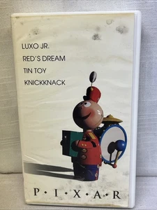 Pixar Shorts VHS Tape - Luxo Jr, Red's Dream, Tin Toy, Knickknack - Imagen 1 de 6