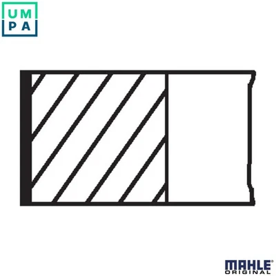 4x PISTON RING KIT 013 04 N0 FOR DHA/DHB/DHC/DHD/DHE/DHF/DHG 1.2L 4cyl - Image 1 of 4