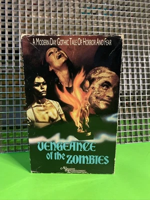 VENGEANCE OF THE ZOMBIES -VHS ALL SEASONS ENTERTAINMENT BIG BOX PAUL NASCHY 126 - Image 1 of 4