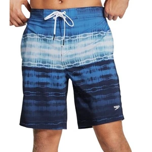 NWT Speedo Down Drift Bondi "Blue Lemonade" Boardshorts UPF 50+ Sun Protection S - Picture 1 of 7