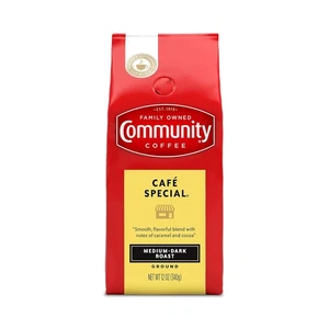 Community Coffee Café Mezcla Especial, Café Molido, 12 Onzas (Pack de 1)  - Imagen 1 de 8