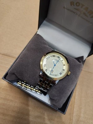 RELOJ GIRATORIO HOMBRE, 40mm, Oro-Plata Dos Tonos Foto 1 de 4